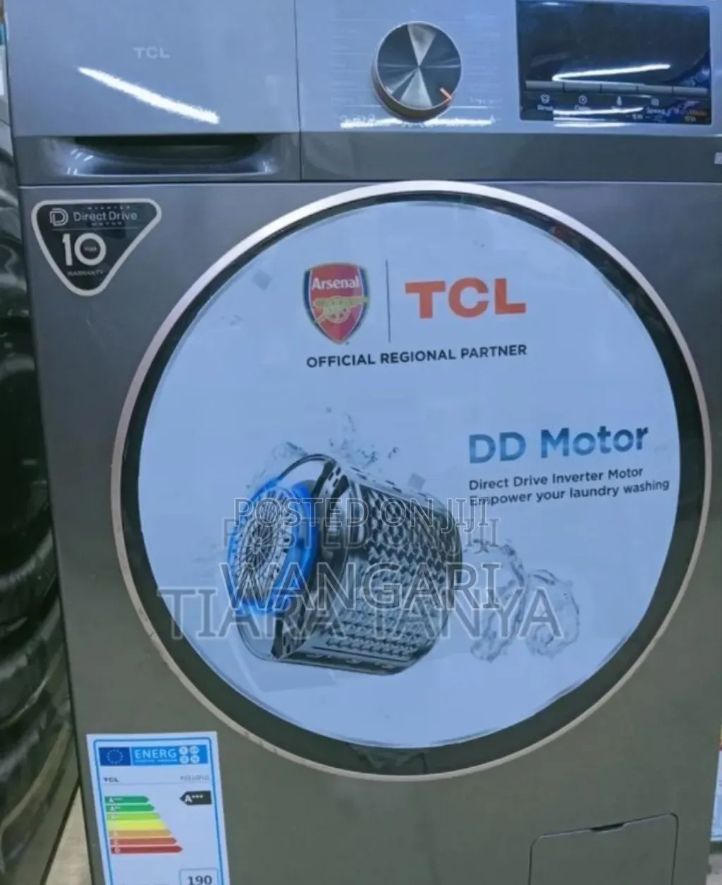 Front Loader TCL 10kgs Wash and Dry Washing Machine