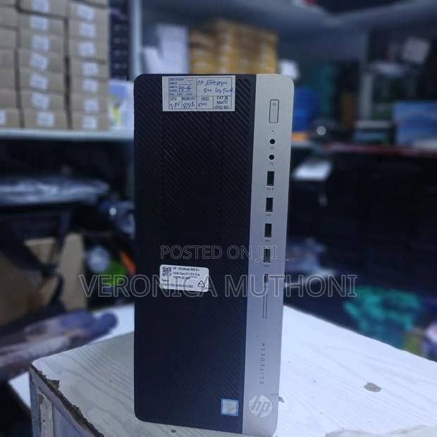 Desktop Computer HP EliteDesk 800 G4 8GB Intel Core i7 HDD 500GB - thumbnail 2