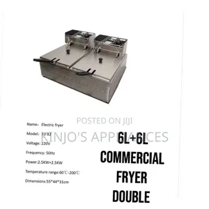 Premier 6+6litres Commercial Double Fryer