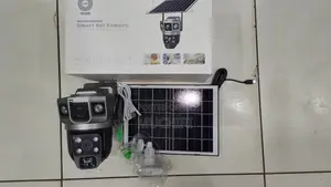 V380 Dual Lens 4g Camera Solar Pir Human Detection Night Vision