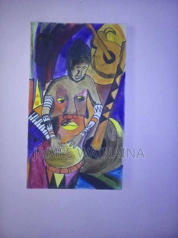 African Abstract Canvas Painting for Sale in Kenya