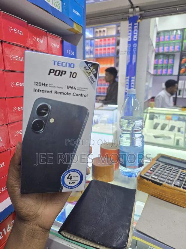 New Tecno Pop 10 64 GB Black