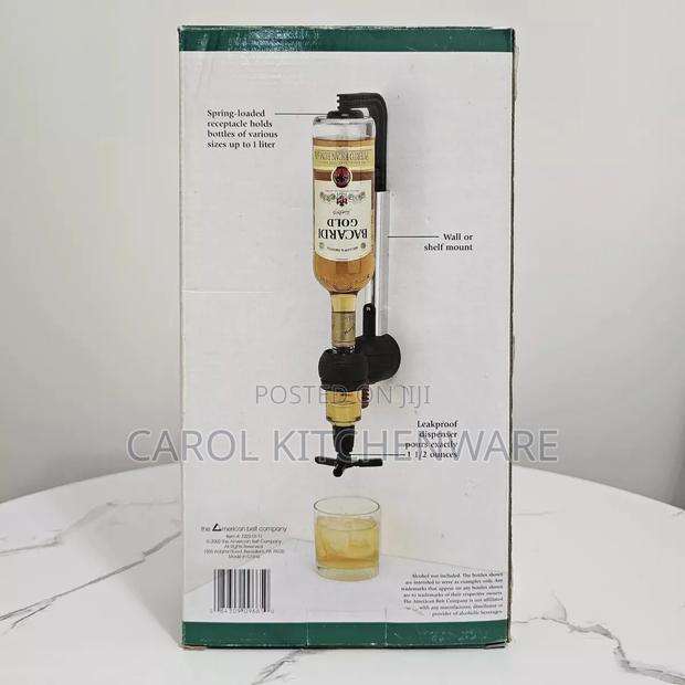 Wall - Mounted Single Tot Shot Bottle Liquor Dispenser - thumbnail 4