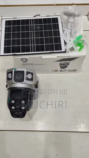 V380 Pro Dual Wifi Solar Camera – Dual 4mp Lenses for Superior Imaging