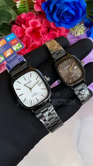 Casio Square Face Couple Watches