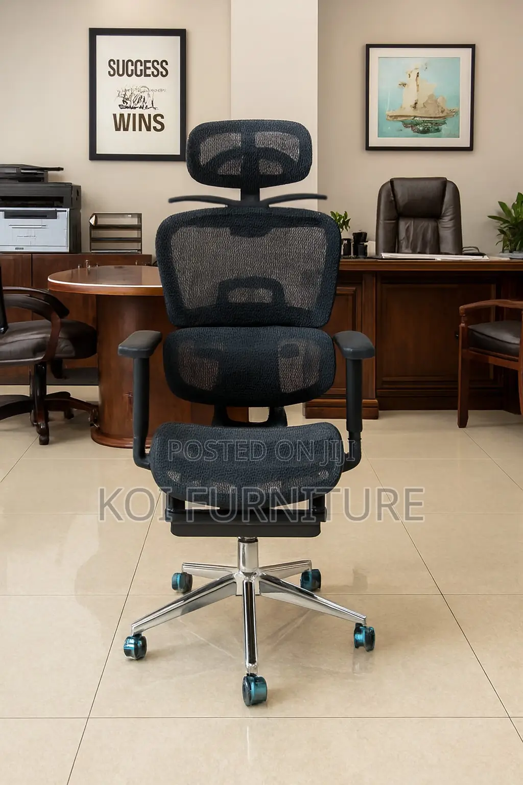 Office Chairs; Orthopedic Mesh Office Seat With Footrest