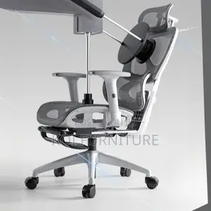 Office Chairs; Orthopedic Mesh Office Seat With Footrest