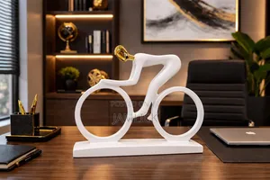 Handmade Biker Resin Figurine - Pl