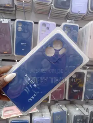 Silicone Back Case Cover for the Oppo Reno 13f 5g Smartphone.