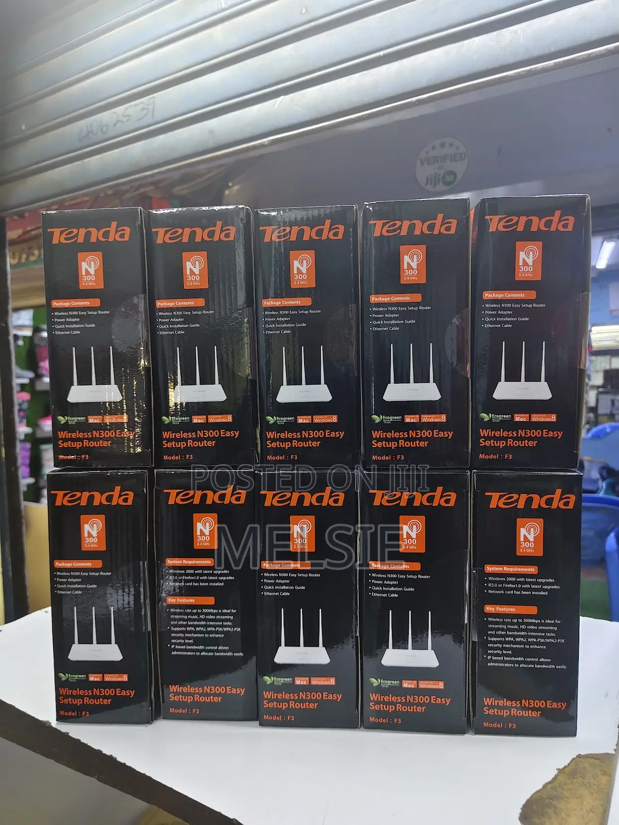 Tenda F3 N300 Wireless Router 300mbps Wifi – 3 Antenna Home Router