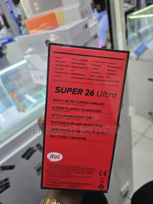 New Itel S26 Ultra 256 GB Black