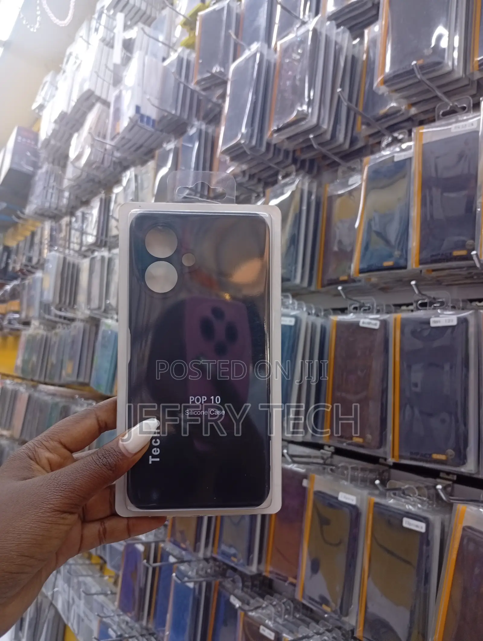 Tecno Pop 10 Silicone Case for the Tecno Pop 10 Smartphone.