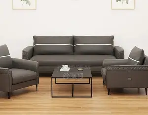 Office Sofa : Executive Cushioned 5-Seater Office Corporate Sofa-Set