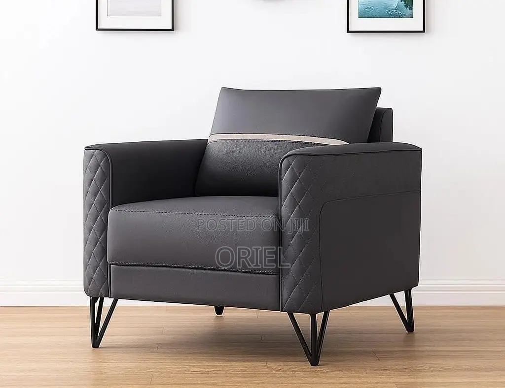 Office Sofa : Executive Cushioned 5-Seater Office Corporate Sofa-Set