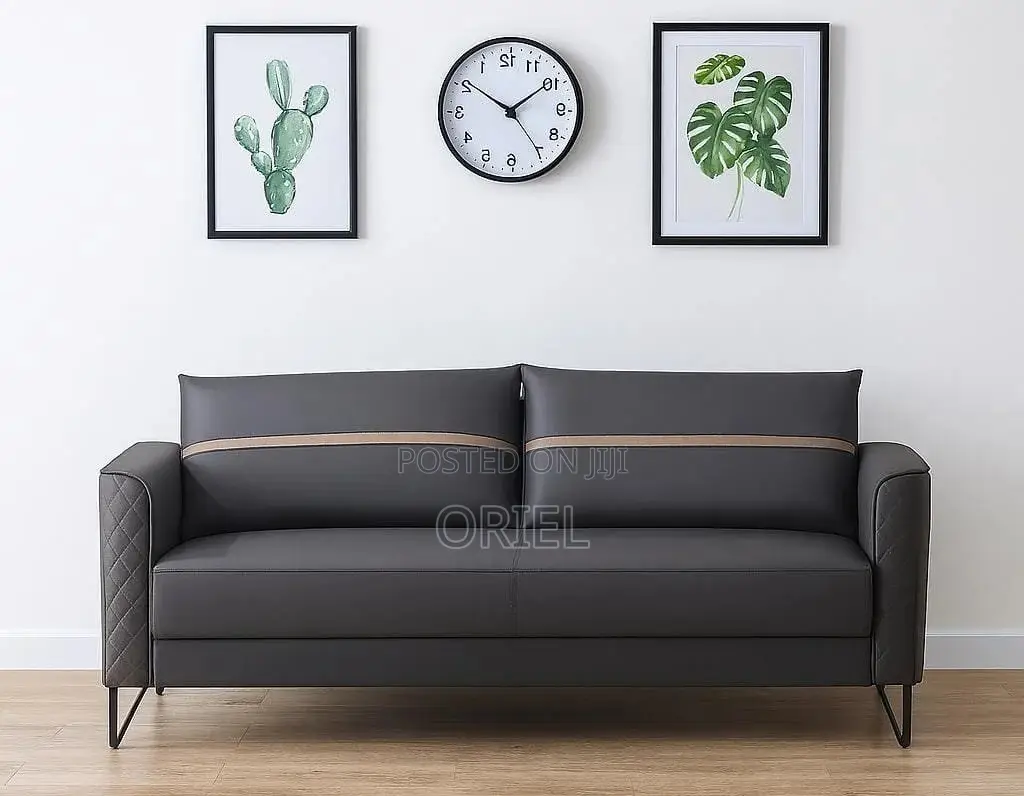 Office Sofa : Executive Cushioned 5-Seater Office Corporate Sofa-Set