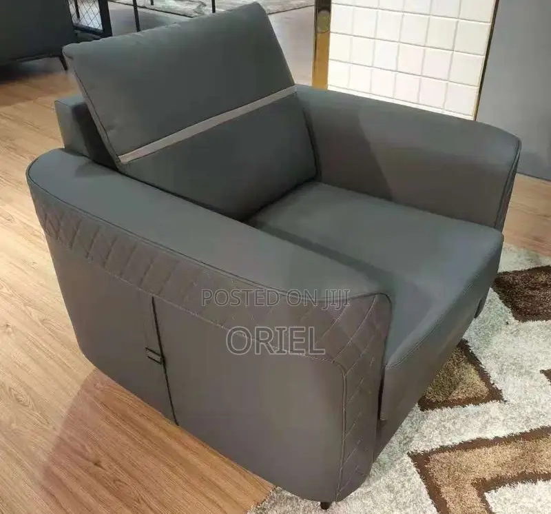 Office Sofa : Executive Cushioned 5-Seater Office Corporate Sofa-Set