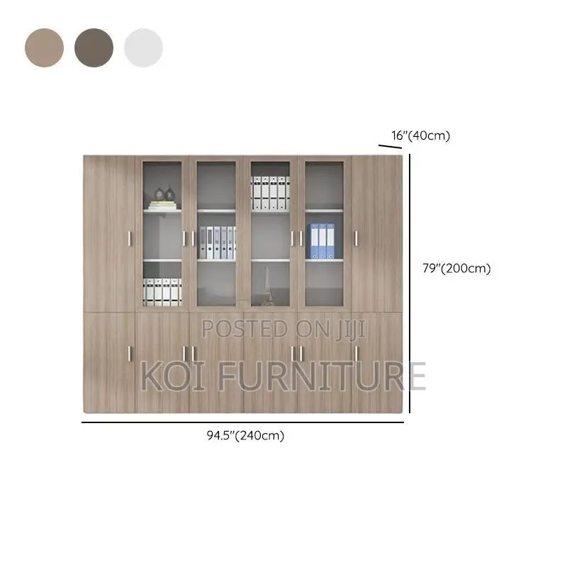 Office Cabinet; Four Doors Woooden Executive Storage Cabinet