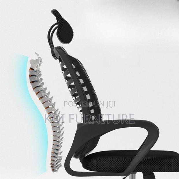 Office Chairs; Top Mesh Headrest Fabric Executive Office Chairs - thumbnail 5