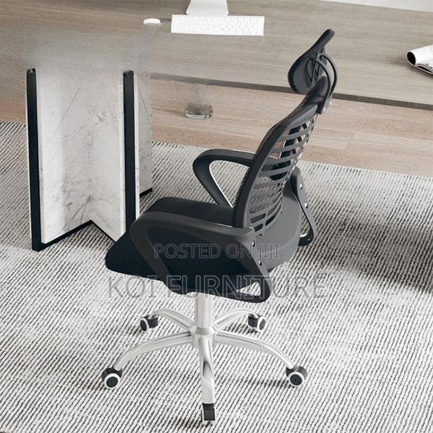 Office Chairs; Top Mesh Headrest Fabric Executive Office Chairs - thumbnail 7