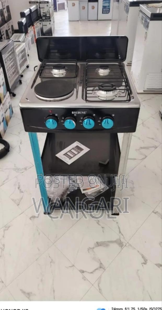 Auto Ignition Nunix 3+1 Cooker With Shelves