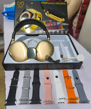 I70 Pro Max 7in1 Smartwatch With Free Headphones