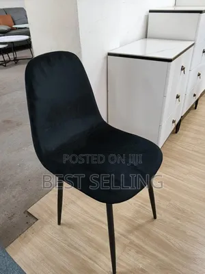 Black Leathered Dining Chairs