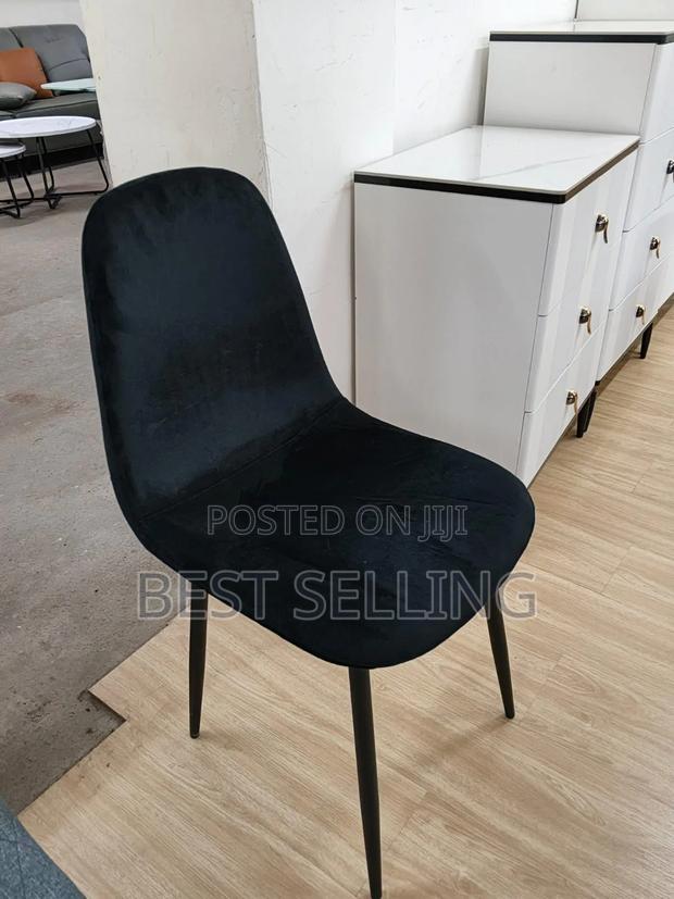 Black Leathered Dining Chairs