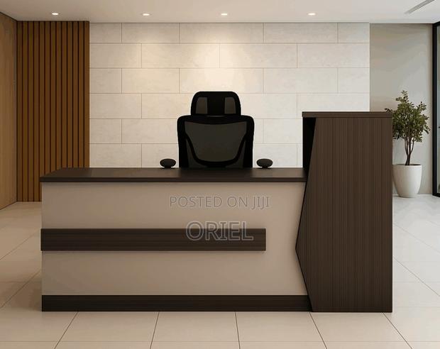 Office Reception Desk : Executive Modern Front Office Reception Desk - thumbnail 4