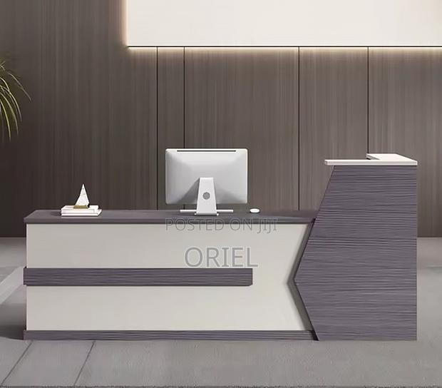 Office Reception Desk : Executive Modern Front Office Reception Desk - thumbnail 5