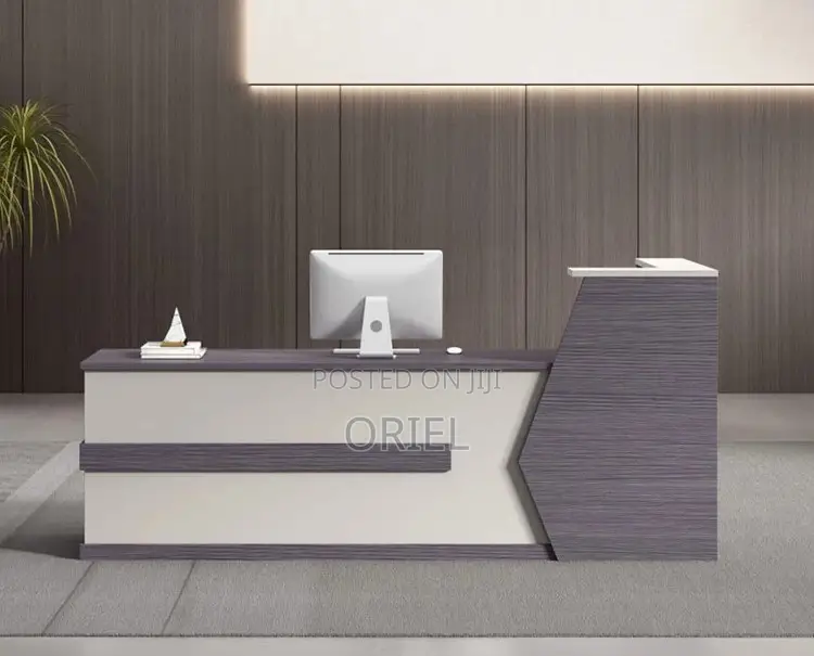 Office Reception Desk : Executive Modern Front Office Reception Desk