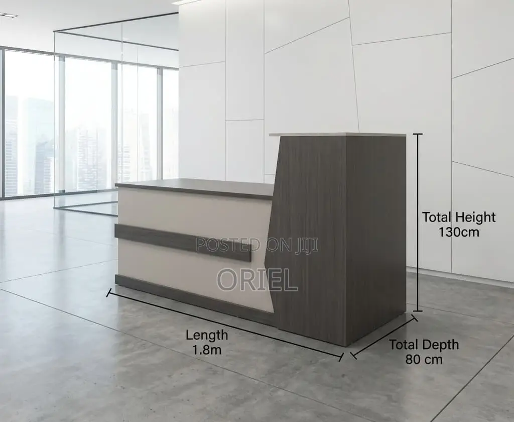 Office Reception Desk : Executive Modern Front Office Reception Desk