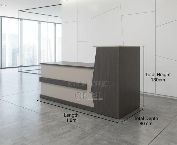 Office Reception Desk : Executive Modern Front Office Reception Desk - thumbnail 8