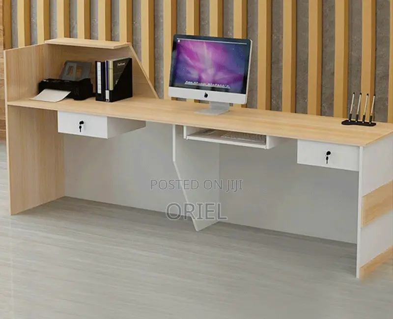 Office Reception Desk : Executive Modern Front Office Reception Desk