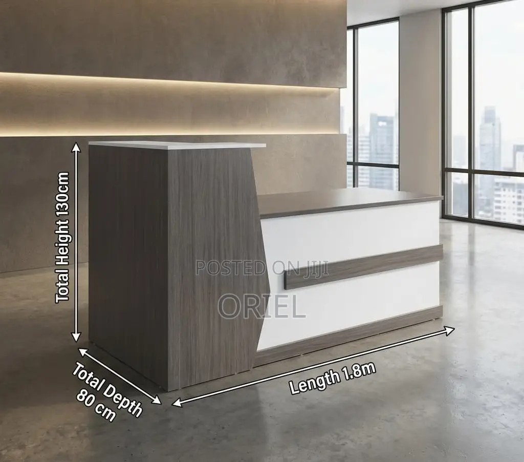 Office Reception Desk : Executive Modern Front Office Reception Desk