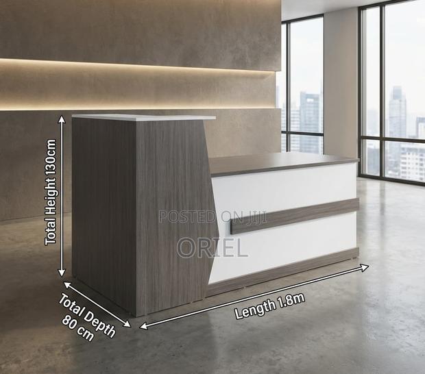 Office Reception Desk : Executive Modern Front Office Reception Desk - thumbnail 11