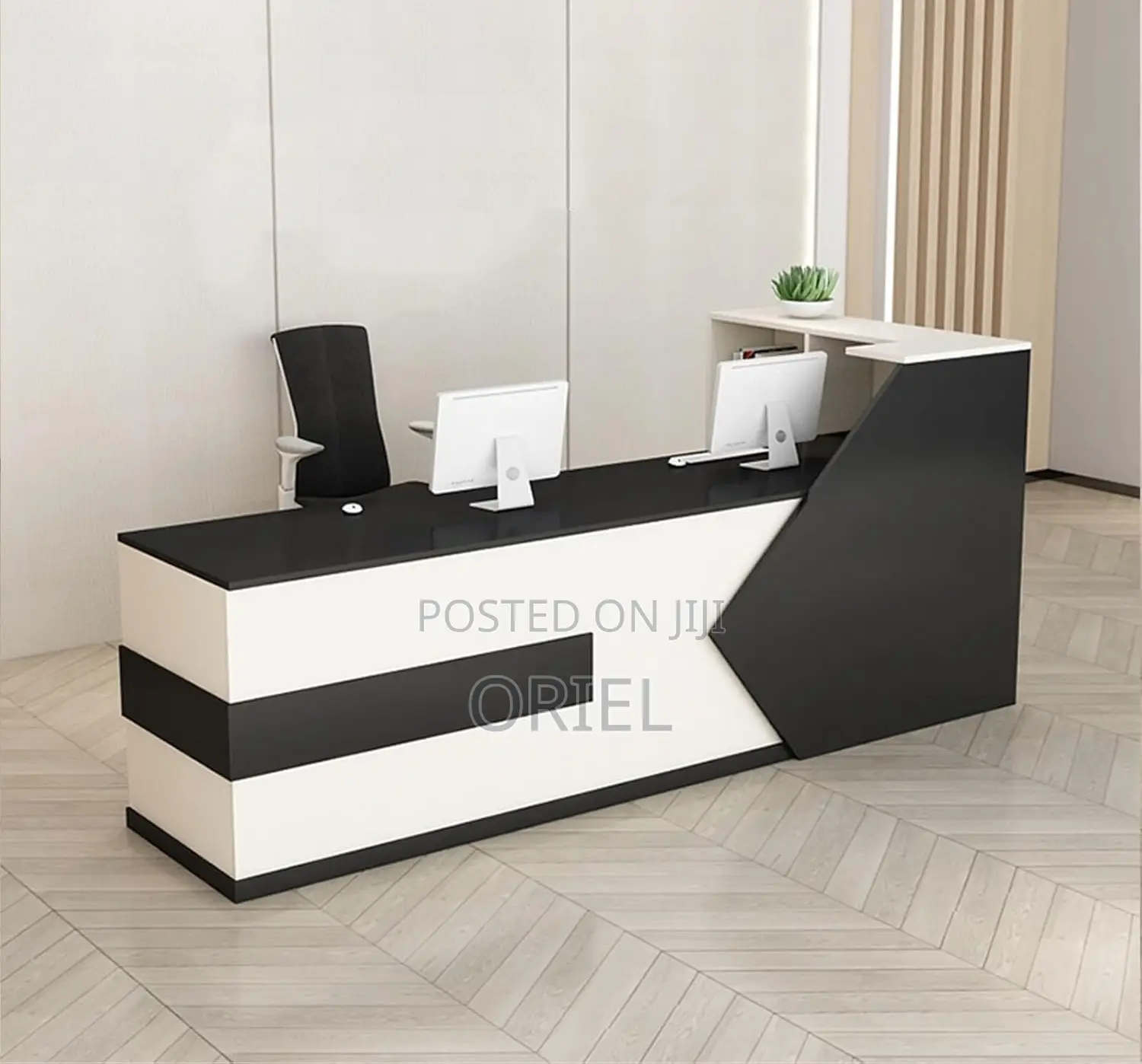 Office Reception Desk : Executive Modern Front Office Reception Desk