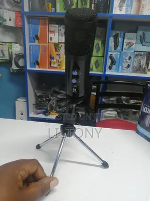 Usb Condenser Microphone With Echo, Volume Button