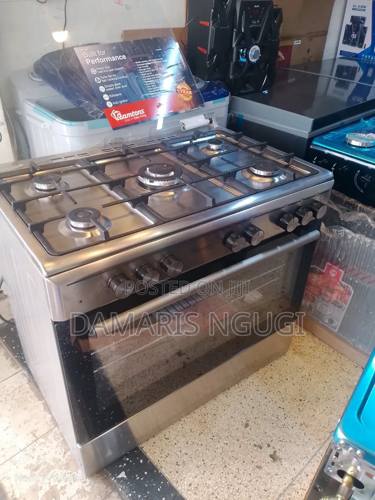 5burner Cooker(Stainless Steel)