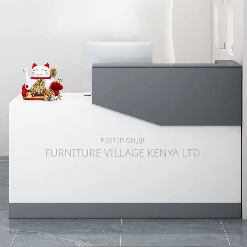 Office Desk ;Rectangular Reception Desk With Locker
