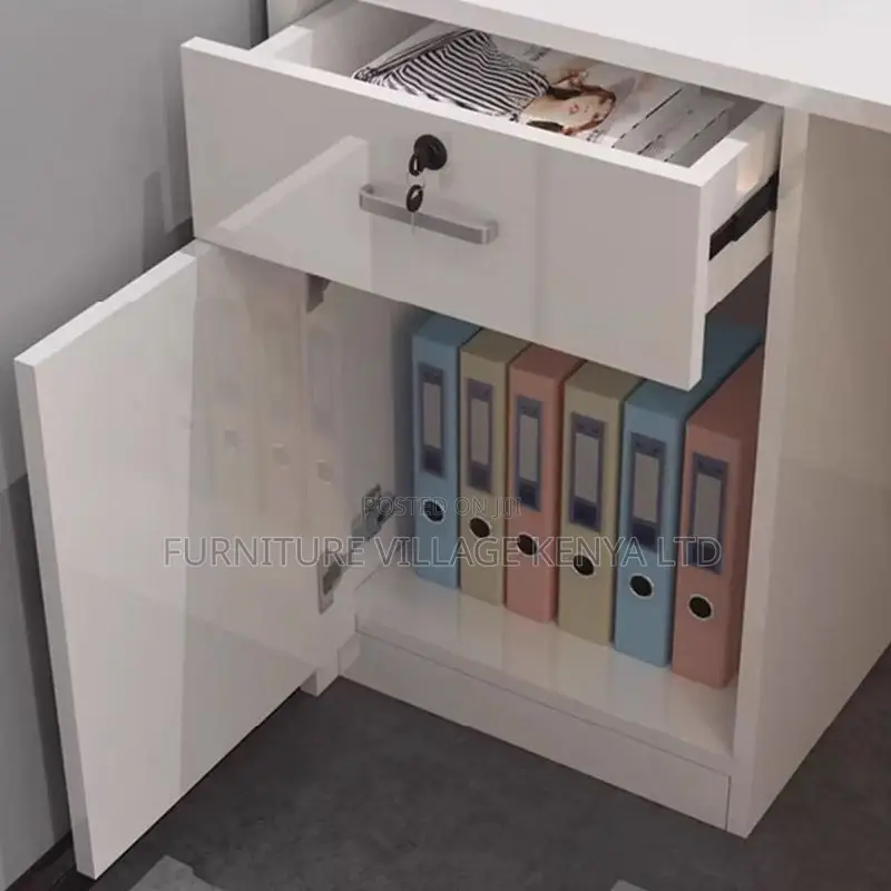 Office Desk ;Rectangular Reception Desk With Locker