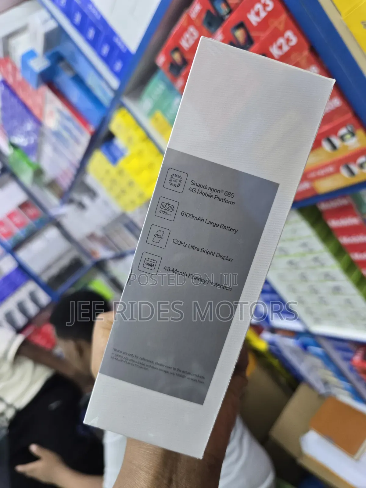 New Oppo A6x 256 GB Blue