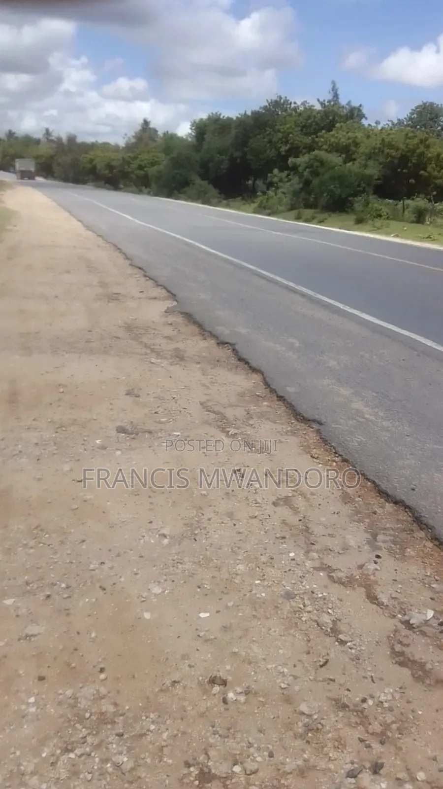 11 Acres at Tezo Touching Msa, MLD Highway.