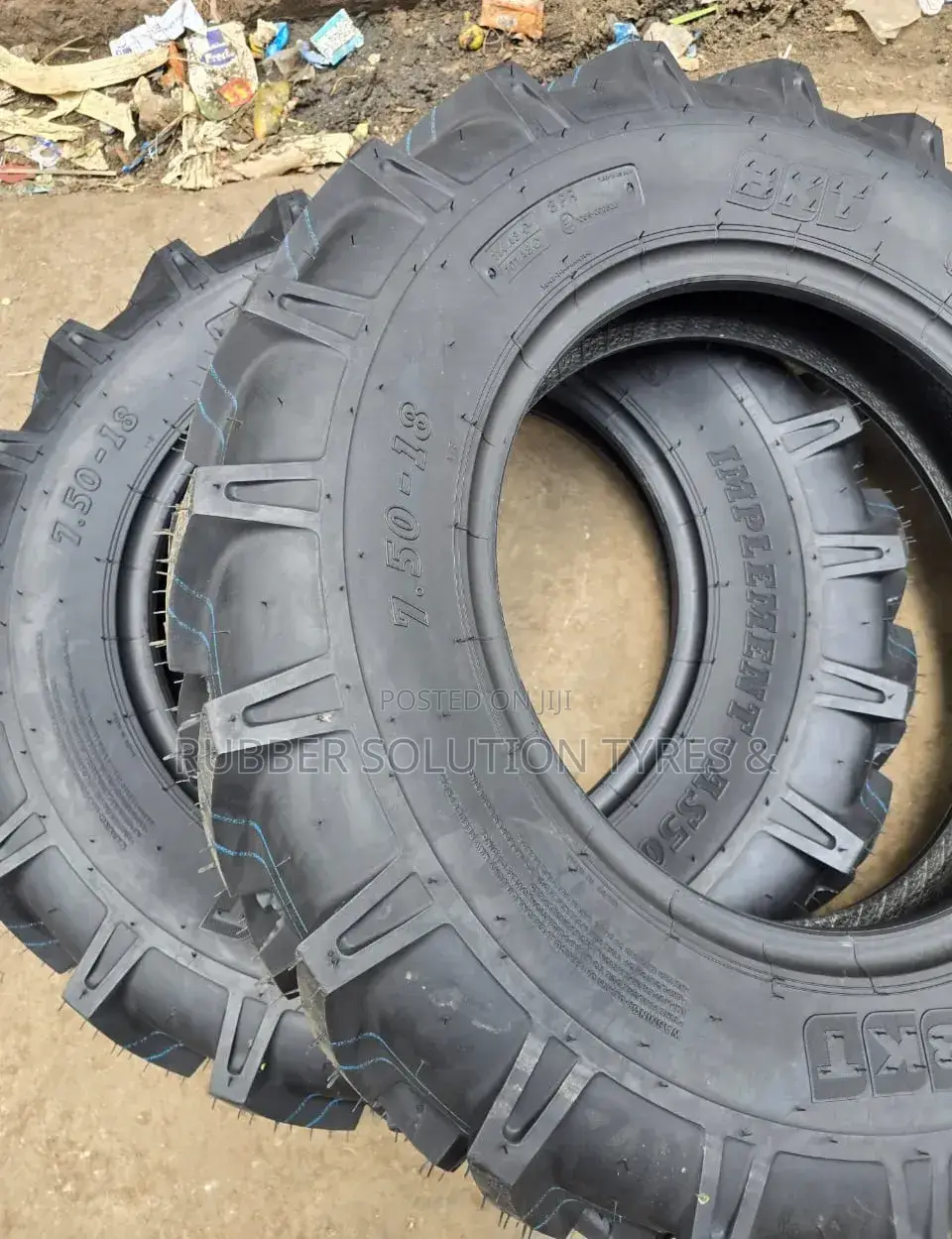 7.50-18 BKT Tyres [Tractor Tyres] Made in India