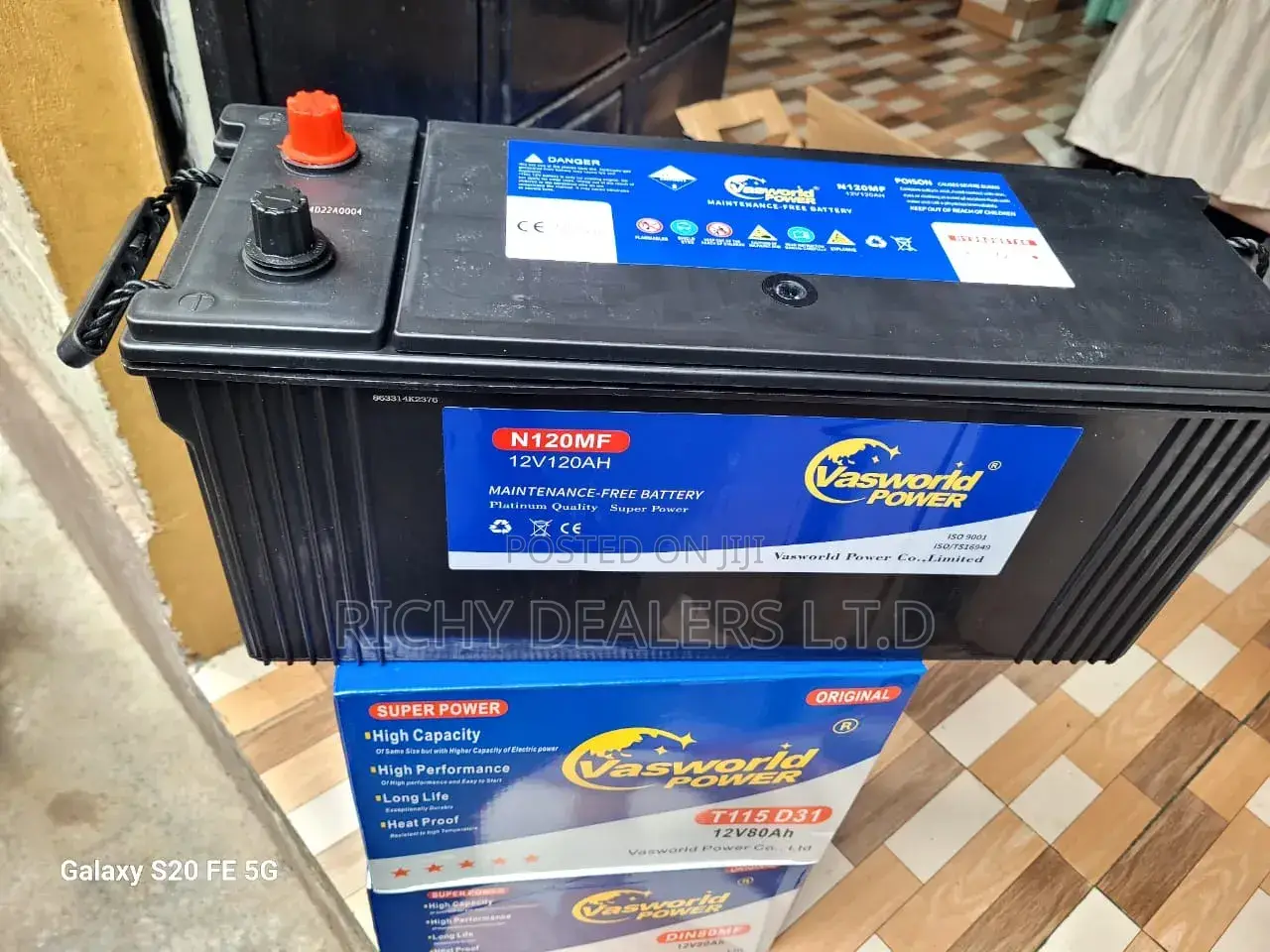 N120mf 12v/120ah Battery