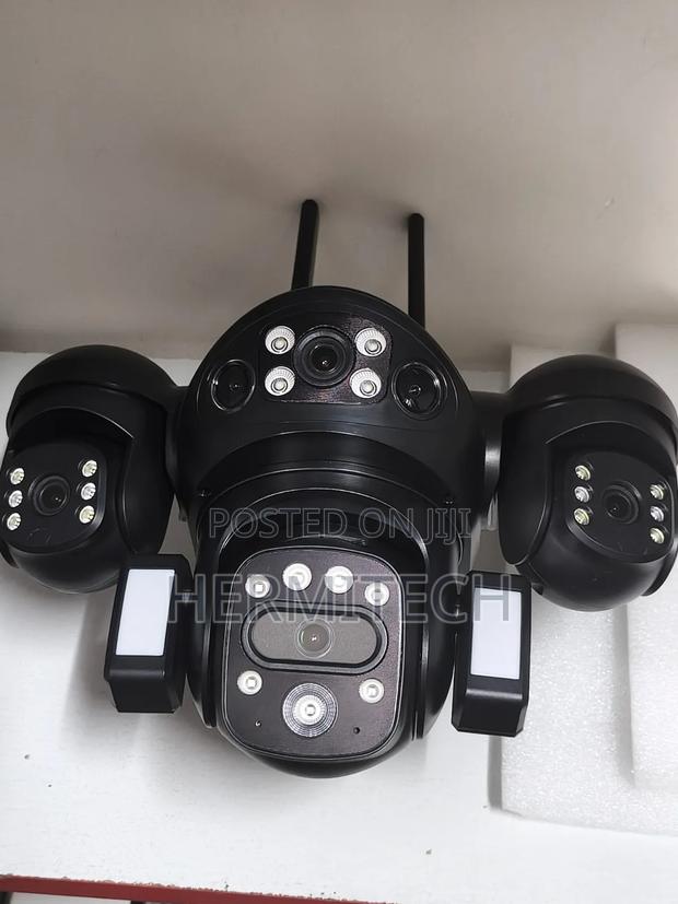 4lens CCTV 4-Eyes Outdoor Solar Camera 4g Sim Alarm Notification