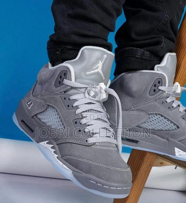 Ir Jordan 5 Wolf Grey “ Sneakers - thumbnail 3