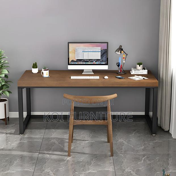 Office Desk; Industrial Solid Pine Wood Office Desk - thumbnail 5