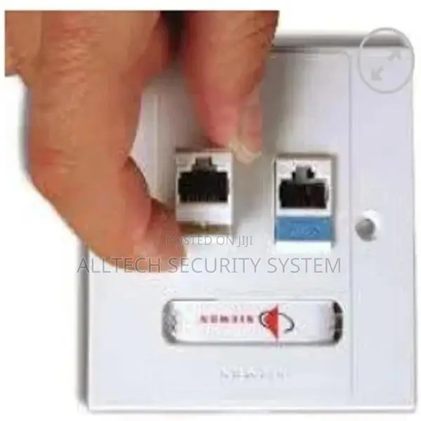 Siemon Cat 6 E Double Face Plate With Modules