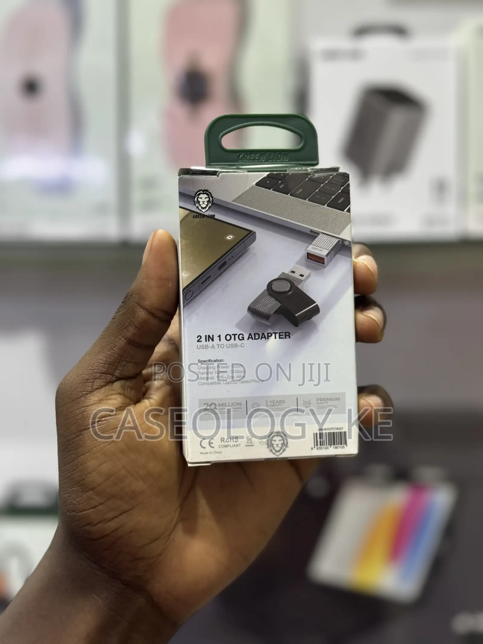 2 In 1 Otg Cable (Usb-a To Usb-c)