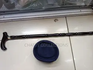 Navy Blue Men Oga Hats With Walking Stick